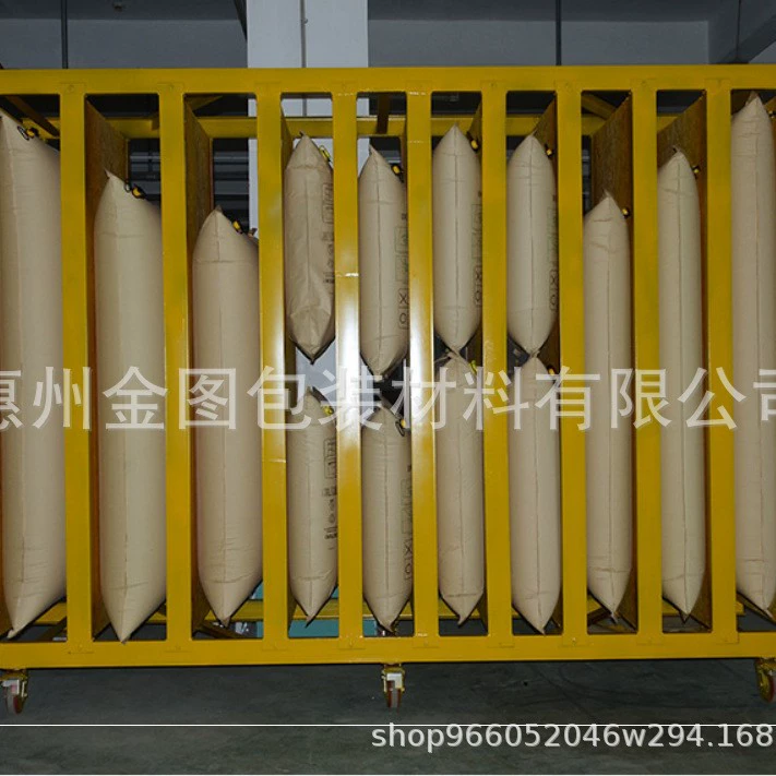 Надувной буферный мешок для грузов 80*120 см, защитный от ударов, с наполнителем из крафт-бумаги