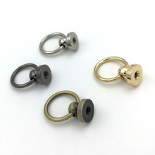 包包吊耳五金链接扣diy手机壳配件纯铜带环和尚头金属旋转奶嘴钉