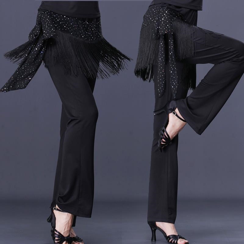 New square dance costume, sailor dance outfit, tassel trousers, Latin dance outfit, women's practice/competition/performance costume.