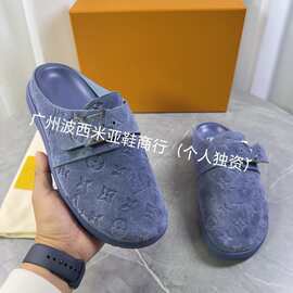2026春夏勃肯毛拖鞋欧美中东迪拜新加坡柬埔寨西非非真皮底半包拖