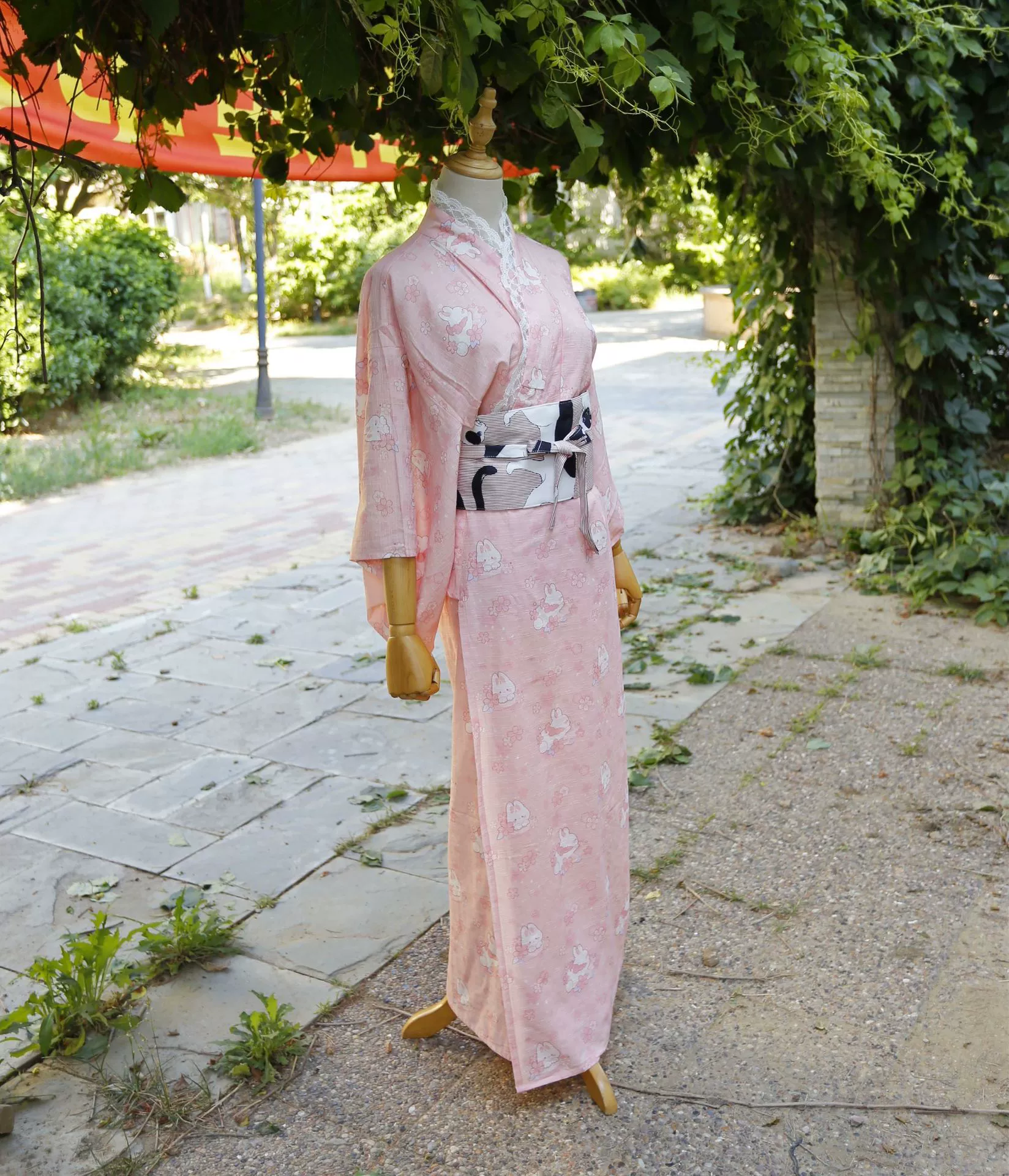 Cotton Japanese bathrobe