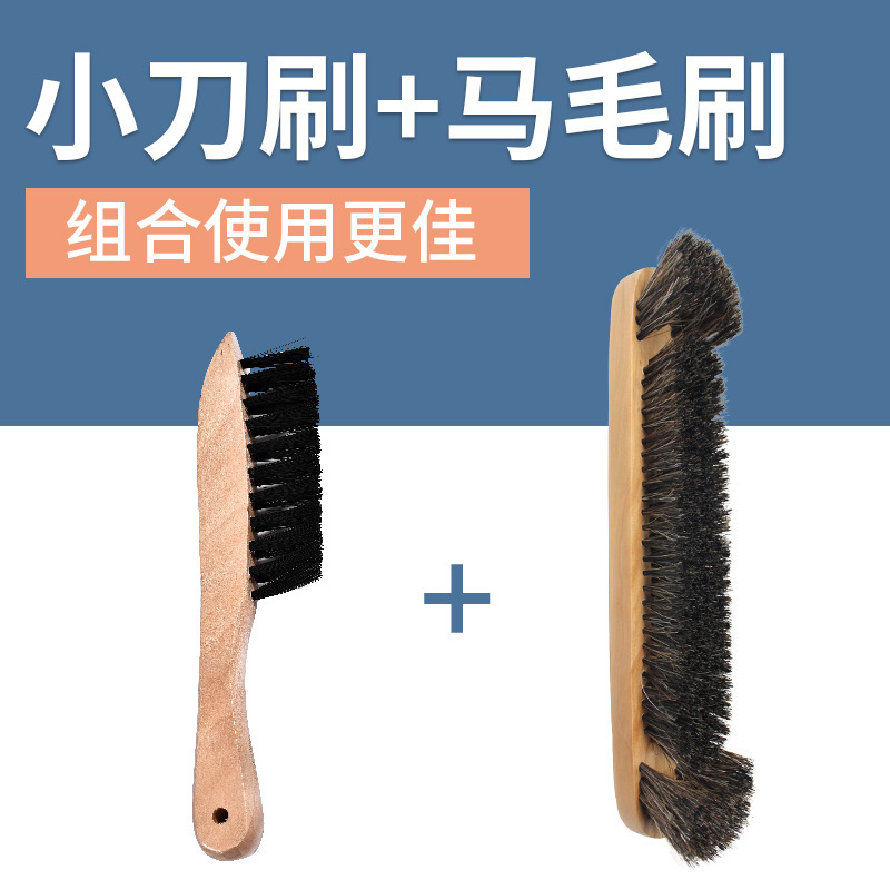 Big brush, pocket knife, set