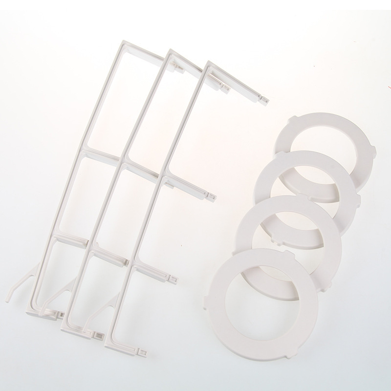 新しいキッチン多層ポットラック家庭用多機能収納ラックパンチフリー4層ポット収納ラック|undefined