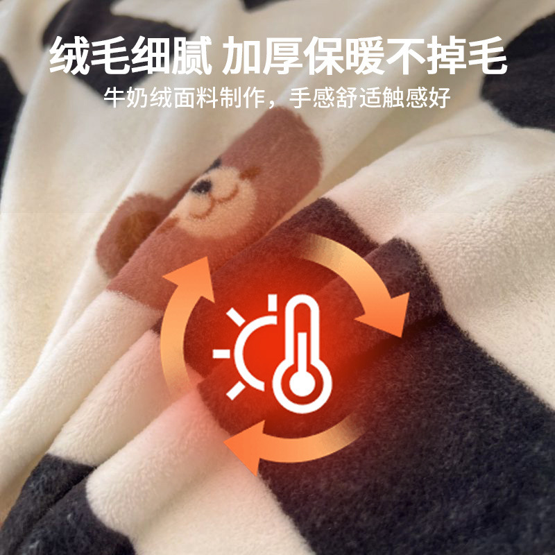Juego de cuatro piezas de lana de leche gruesa de invierno 2024 nuevo juego de sábanas de tres piezas de lana de coral de doble cara más terciopelo