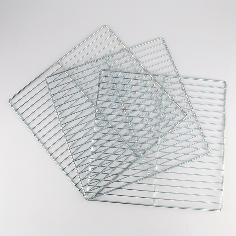 Red de barbacoa de acero inoxidable malla cuadrada corbata flor malla tejida Red de secado para hornear Red de barbacoa al aire libre multiusos