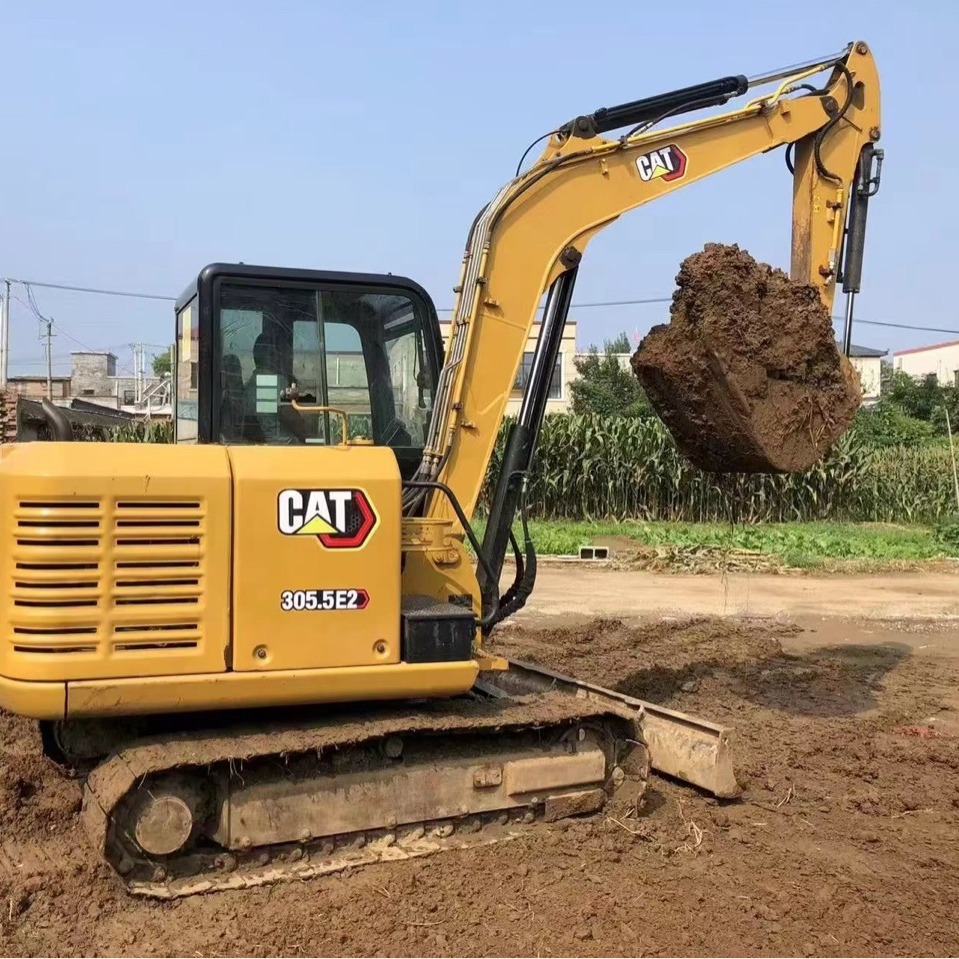 Excavadora de importación de segunda mano 305 Carter 20 30 35 40 micro excavadora línea de exportación de comercio exterior