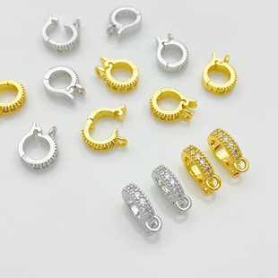 18K����ɫ���f�ܵ������ֹ�diy��������朿����Ʒ�������