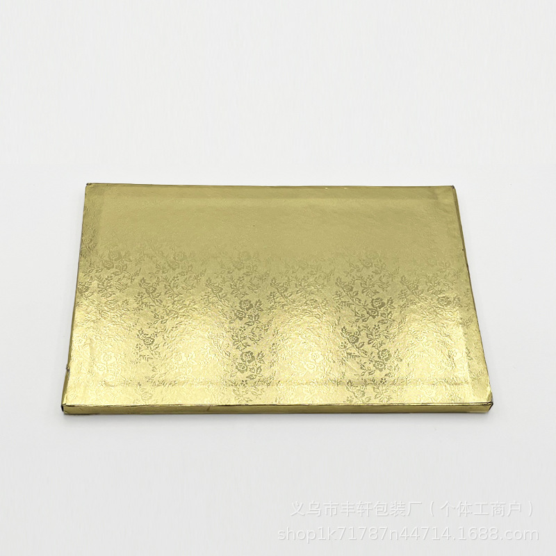 Tablero de pastel de cumpleaños comercio exterior transfronterizo tambores de pastel base de pastel corrugado 12mm almohadilla de papel de panal