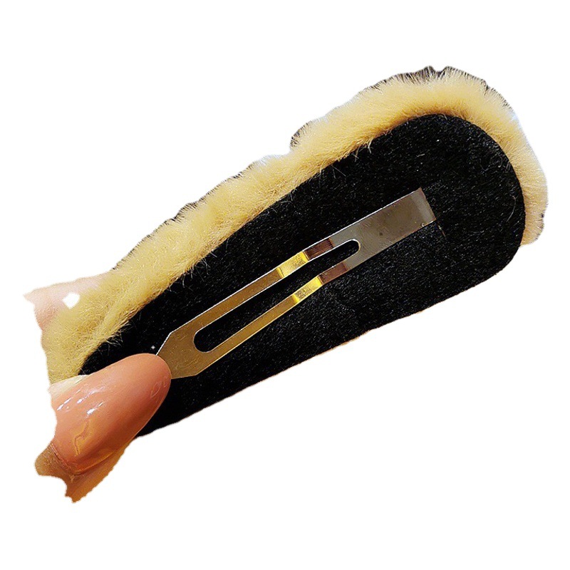 Corea del Sur Dongdaemun Otoño e Invierno mismo estilo de Metal Conejo BB clip cuadrado accesorios para el cabello dulce clip lateral personalidad del todo partido Bangs clip