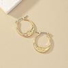 Metal design advanced earrings, European style, high-quality style, wholesale