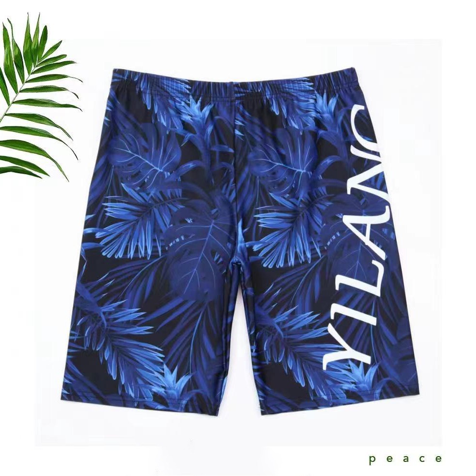 Fashion Men's Swimming Trunks High Elastic Flat Angle Quick Dry plus size Swimming Trunks Hot Spring Swimming Pool Beach Trunks Shorts Men's Swimming Trunks