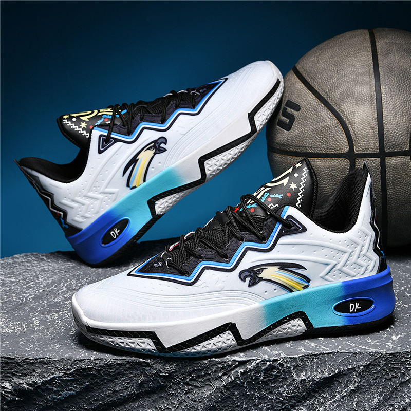 Irving Second Generation Practical Basketball Shoes, Comfortable and Breathable Mesh Men's and Women's High-Rebound Friction Sound Trendy Sports Shoes