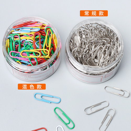 Deli stationery paper clips color paper clips office finance large paper clips special-shaped paper clips u-shaped needles