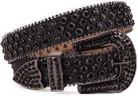 Cinturón de mujer de diamantes de imitación transfronterizos europeos y americanos cinturón de cinturón de diamantes largos cinturón estilo hip-hop spot al por mayor