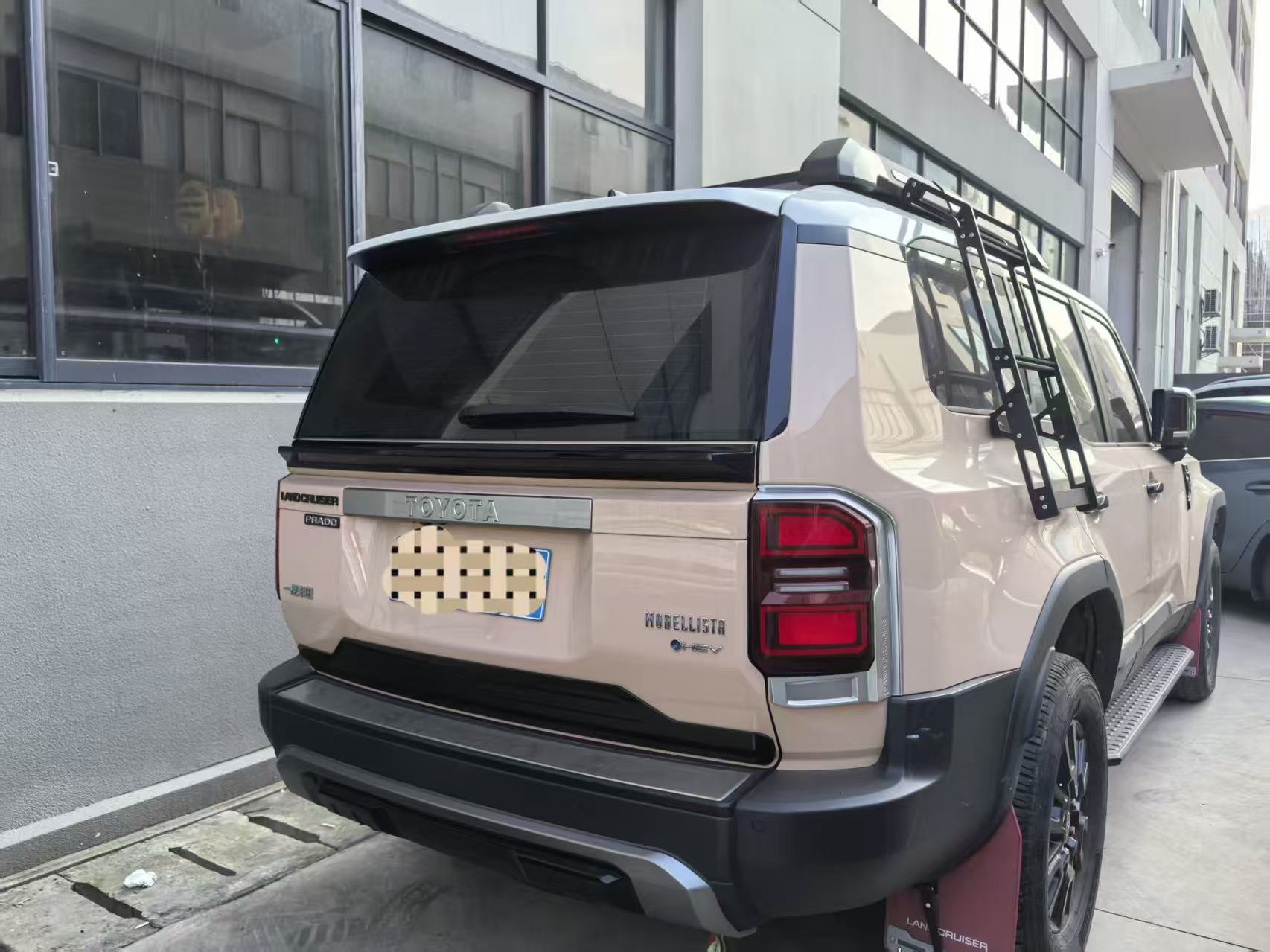 Suitable for 24 Prado Lc250 Mid-Wing Tailgate Spoiler Lc250 Modified Mid-Wing
