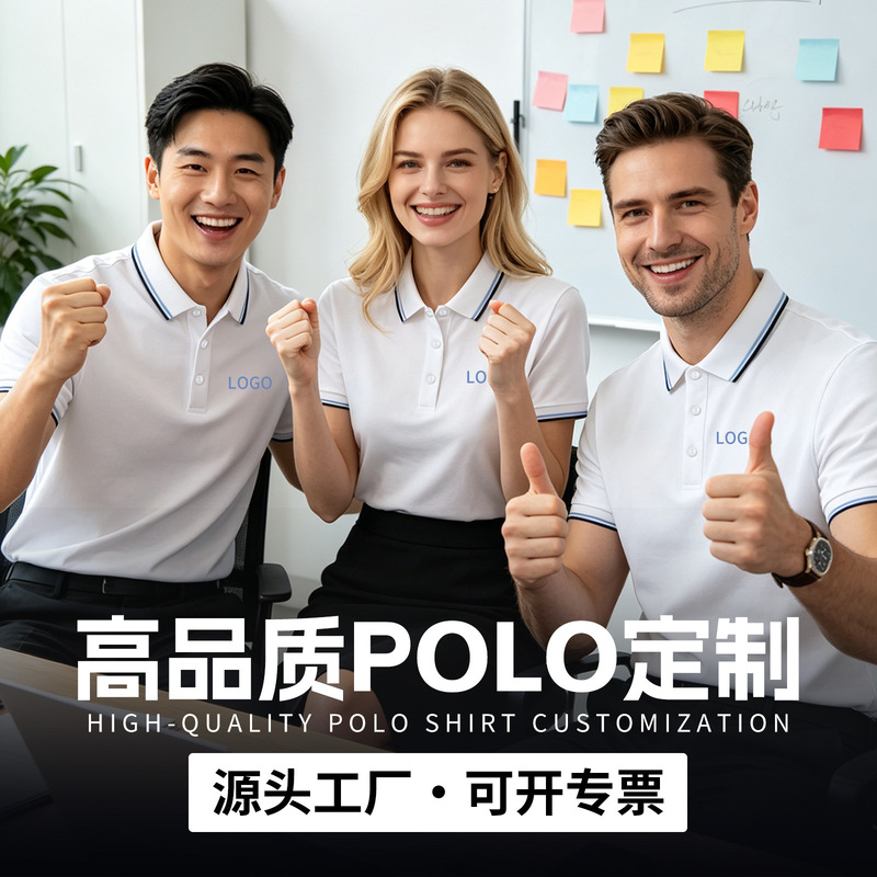 Summer New Style Pure Cotton Polo Shirts with Custom Design from the Source Factory, Corporate Culture Shirts, Business Shirts, Custom T-Shirts