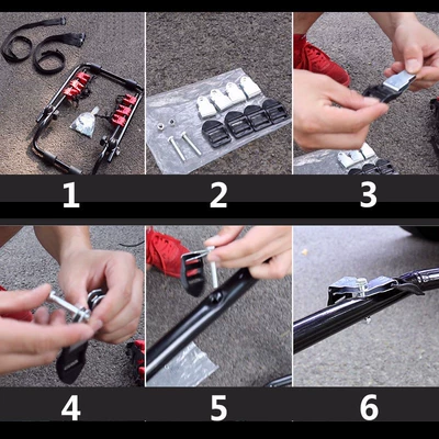 Car bike rack Car Tail-Mounted Universal