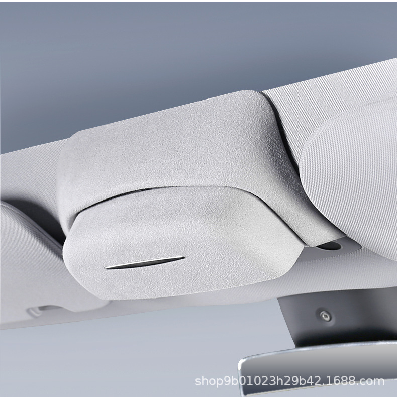 Tesla Model Y/3 Car-Mounted Glasses Case, Sunglasses Storage Clip, Modified Car Interior Accessory, Magic Glasses Case