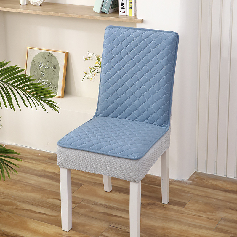 Chinese Dining Table and Chair Cover, Stool Cover, Thickeneded Restaurant Cushion, Home Backrest, Integrated Elastic Hotel Seat Cover