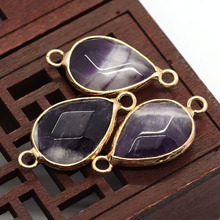 ��Ȼʯ�W��ʯ����ˮ���ε���14x27mm�p���B������� DIY�Ʒ���
