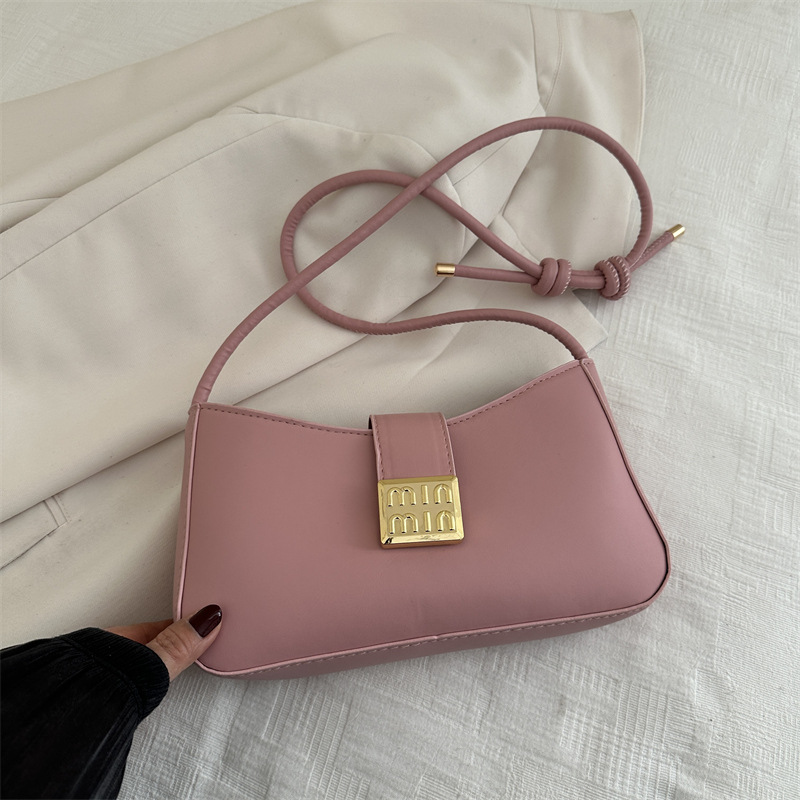 Bolsas debajo de las axilas 2025, otoño y invierno, nueva media luna, bolsas de hombro de moda, nicho, bolsas de alta calidad, bolsas de mujer, bolsas de moda