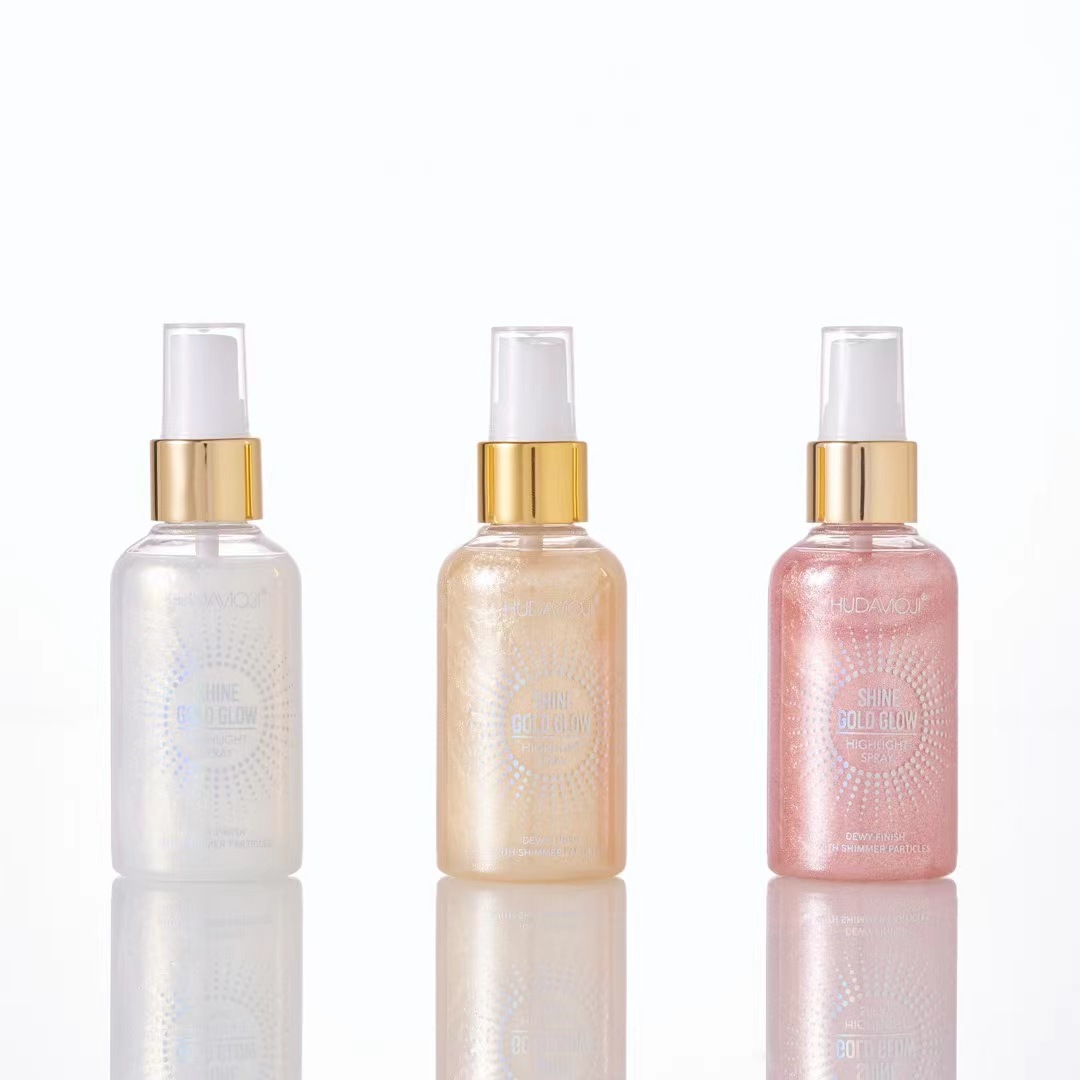 Amazon suministra spray de alta luz 60ml líquido de reparación facial y cuerpo perlado brillante líquido transfronterizo entre Europa y América image 5