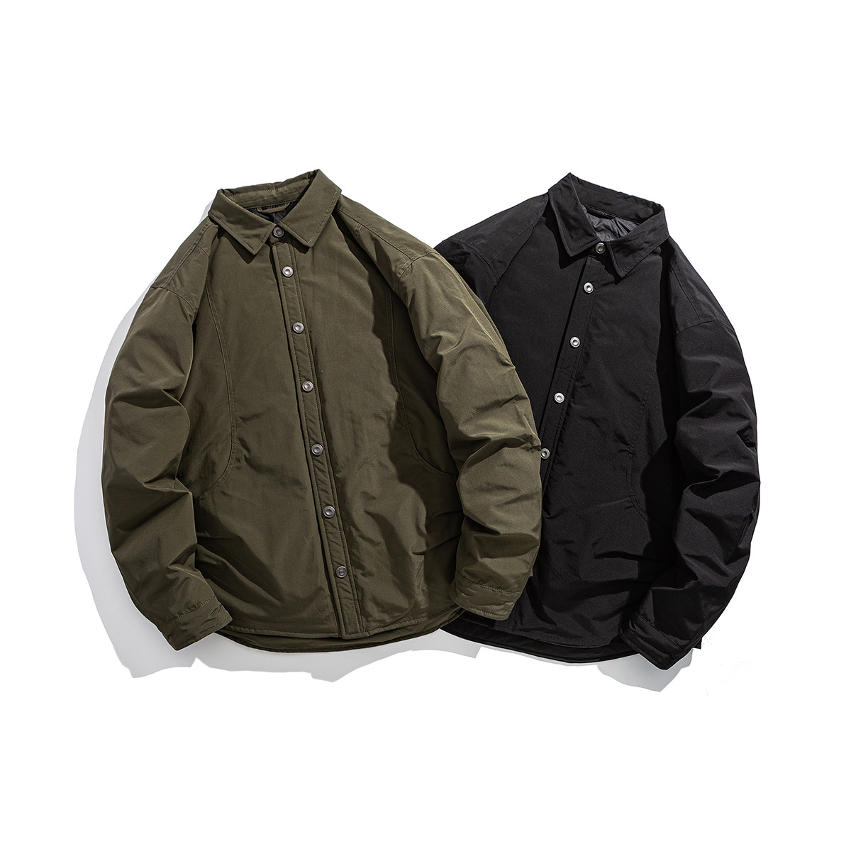 North Boundary Men's American Fashion Brand 2025 Winter New 90 down Jacket Shirt Men's and Women's Workwear Warm Jacket