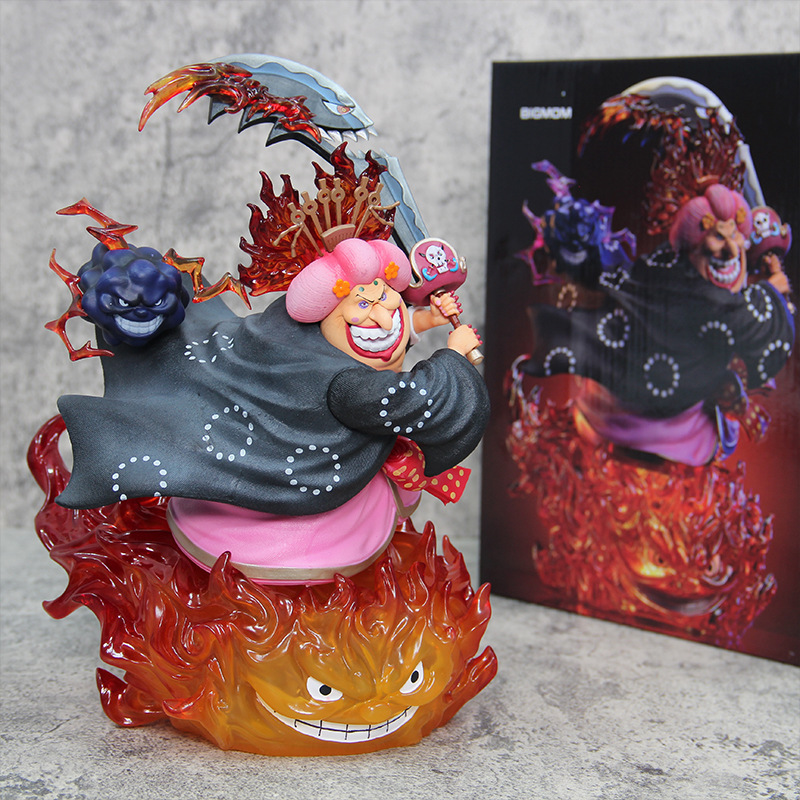 One Piece GK Four Emperors BIG MOM Charlotte Linlin Luminous Figure Statue  w/box | eBay