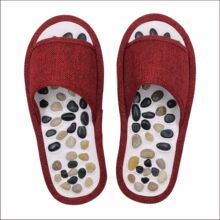 按摩鞋天然鹅卵石雨花石夏款冬款室内软底舒适真石头拖鞋厂家直销