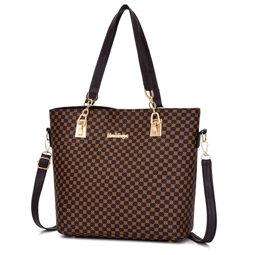 Large Capacity Women's New Style Mother and Daughter Set of Bags Women's Fashion Floral Print Shoulder and Handbag