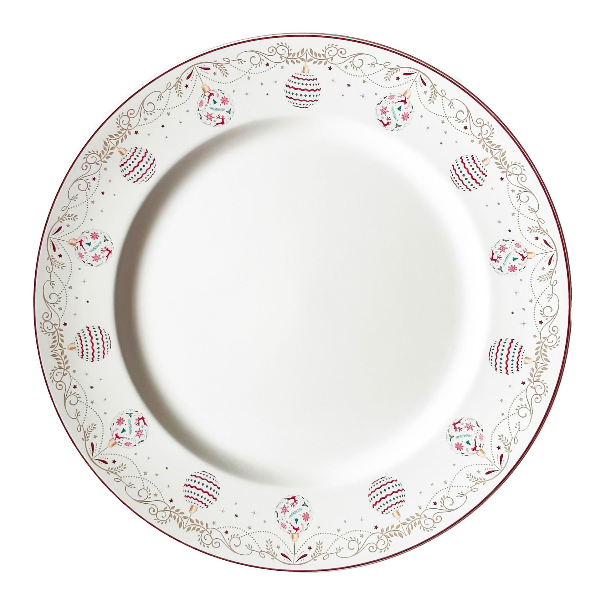 Comercio exterior transfronterizo nuevo placas de carga de venta caliente placas de Navidad platos de bodas platos de comedor de hotel platos decorativos PP