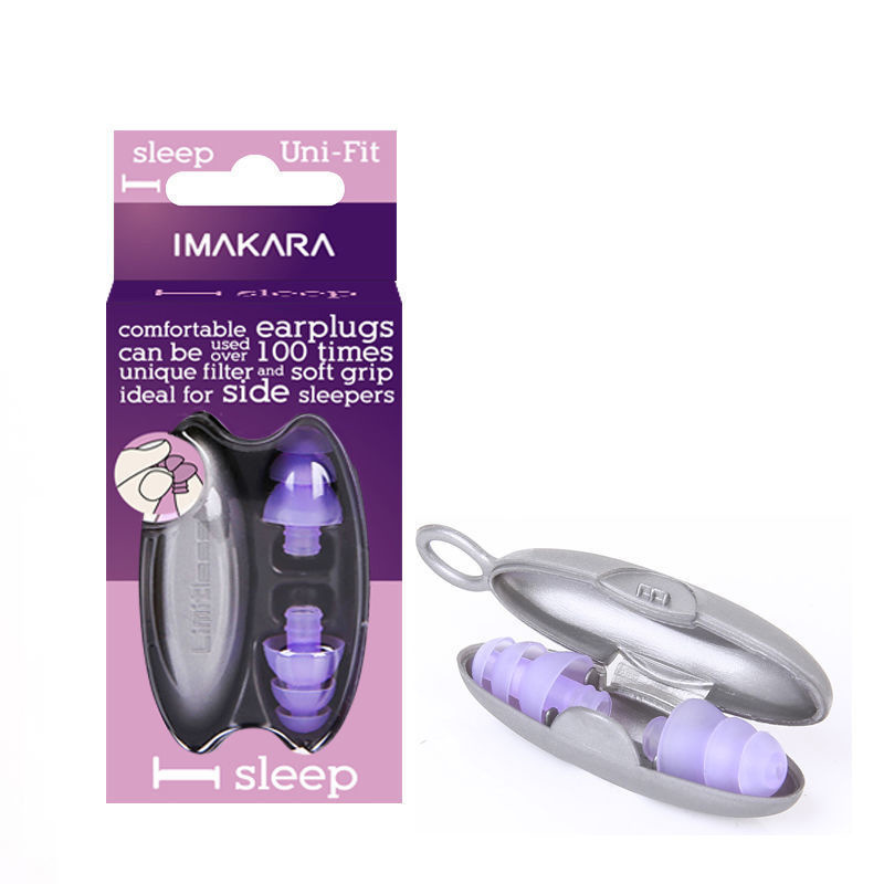 Travel Work Anti-Noise Sleep Anti-Noise Artifact Noise Reduction Sleep Silicone Earplugs Super Soundproof Student Silent Earplugs