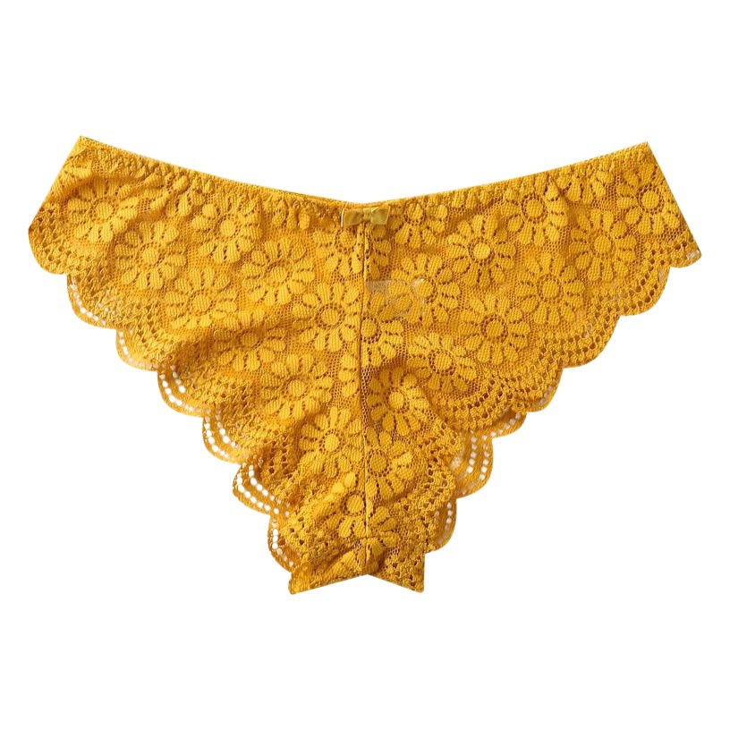Ropa interior de mujer sin costuras cintura baja malla transpirable hueca calzoncillos de mujer ropa interior de encaje sexy para mujeres