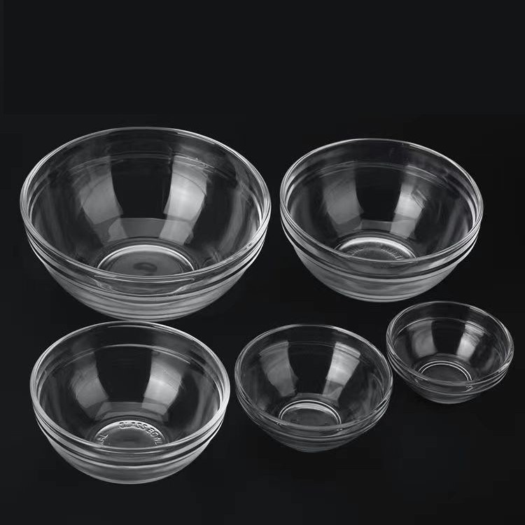 Transparent Glass Commercial Salah Bowl Pudding Dessert Bowl Small Beauty Essence Oil Bowl Bowl Bowl Cake Bowl Seasoning Bowl