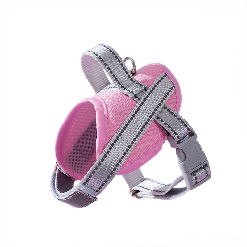 Correa de perro pequeño Chaleco de perro reflectante correa de pecho gato cachorro perro caminando cuerda perro mascota Cadena de perro