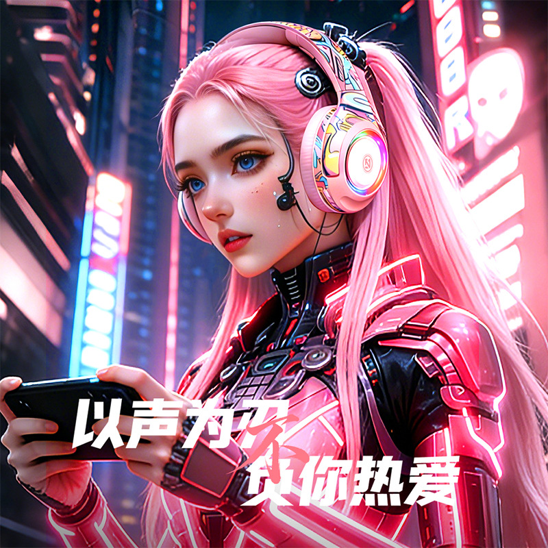 2026国潮风无线蓝牙耳机头戴式电竞游戏音效耳麦电脑运动跨境新款 - 1