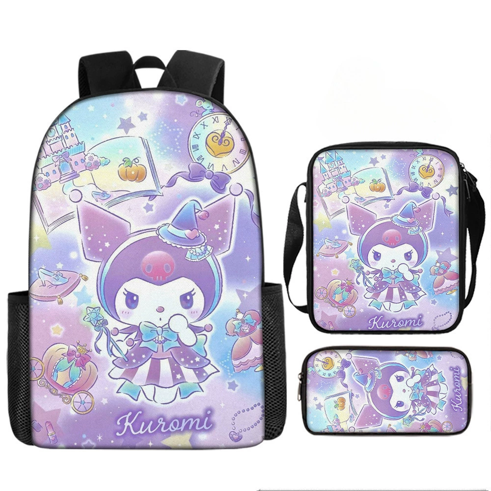 (Cross-border trading), set, cartoon children's school bag, backpack, 3 piece set