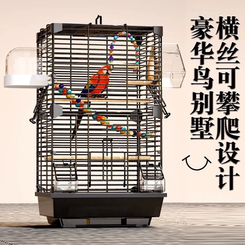 Спотовая оптовая продажа parrot bird cage декоративная клетка маленькая и средняя роскошная клетка декоративная клетка вилла попугай клетка
