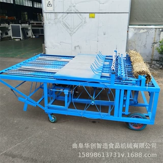 大小型号芦苇编织机 牲畜棚舍保温草苫机不同幅宽电动稻草草帘机