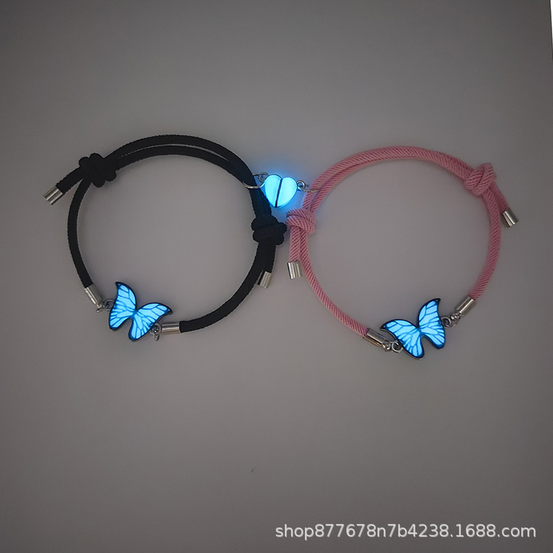 블랙 + 핑크 로프 (야광)