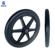 20英寸20×1.95聚氨酯PU发泡轮胎拖车轮椅农用医用推车覆膜机车轮