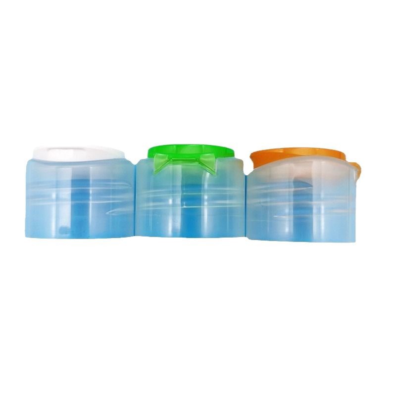 Nuevo producto 24 dientes bicolor tapa de flip champú botella de loción de baño 24 dientes tapa de flip internacional exclusiva image 6