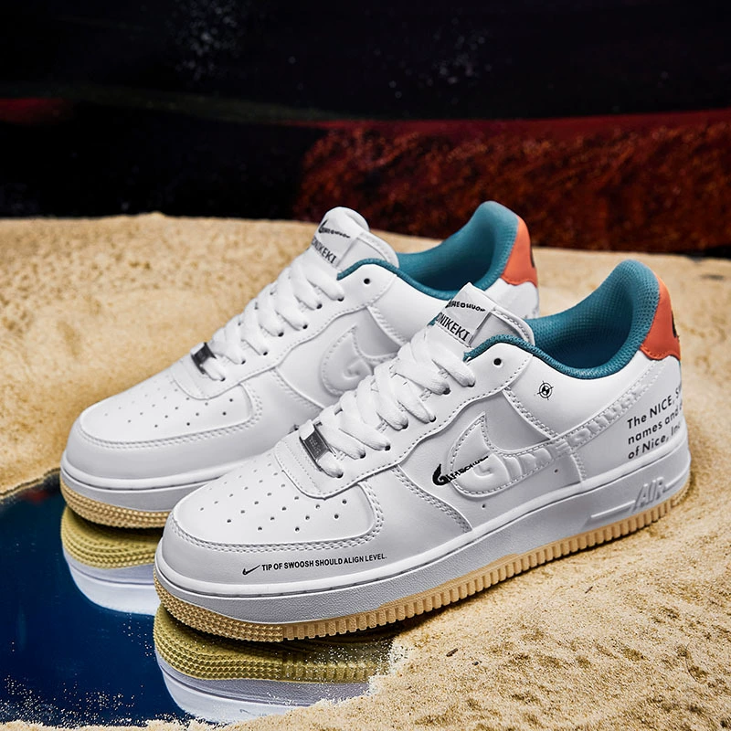 Кроссовки Nike Air Force 1, Air Jordan, белые, спортивная обувь для отдыха, универсальная дышащая обувь, прямые продажи с фабрики