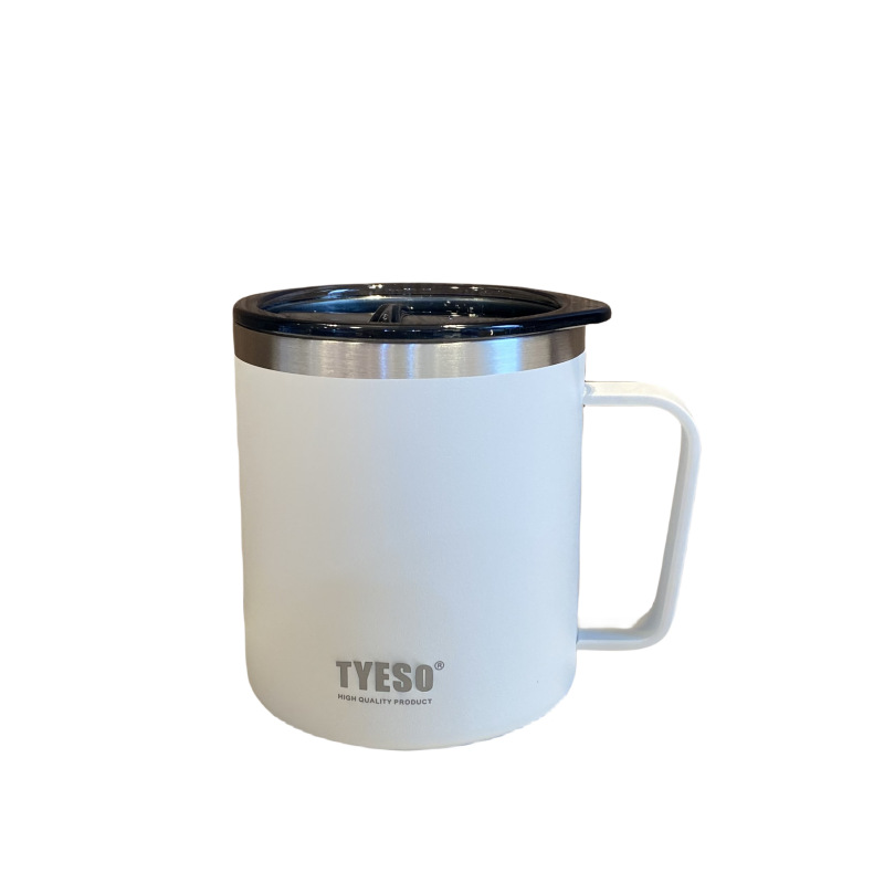 Taza de vacío de acero inoxidable con mango
