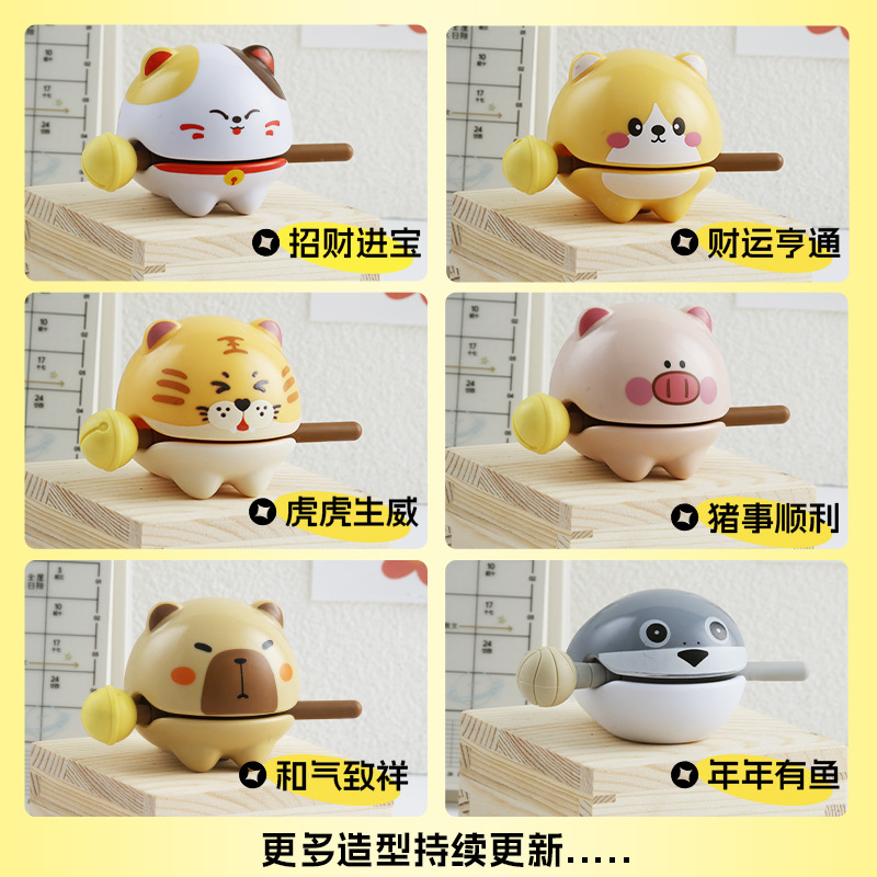 Golpear mérito budista + 1 pequeño pez de madera descompresión de oficina meditación instrumento de percusión ornamentos estudiantes budistas juguetes regalo