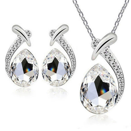 Короткое колье на ключицы для женщин, комплект «русалка» + серьги, ювелирные изделия в европейском и американском стиле