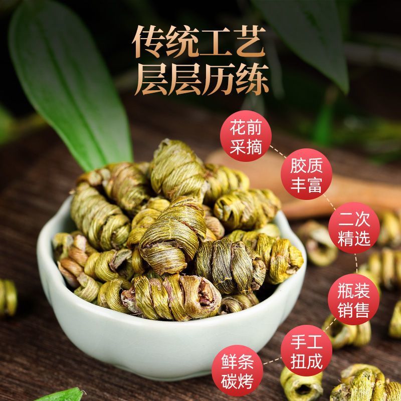 Huoshan Tie Pi Shi Hu Dendrobium Fengdou 70g Jar Premium Dried Stems for Tea Soup and Daily Wellness specifications