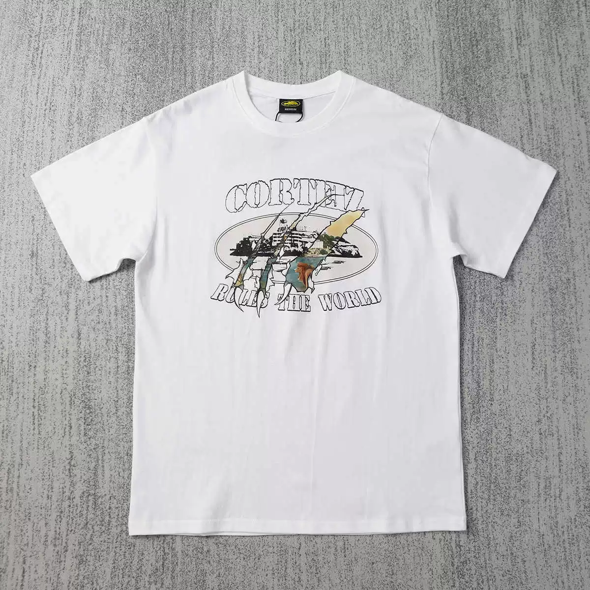 Base summer T-shirt, with short sleeve, oversize