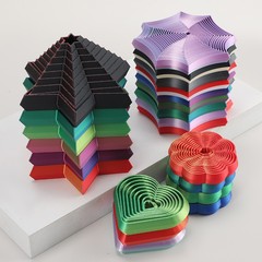 国境を越えた3Dプリント人気の伸縮おもちゃクリエイティブな愛の形のかわいい漫画のおもちゃの装飾品メーカーから直接供給