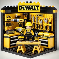 新品兼容乐高ToolMaster系列积木工作坊套装玩具手工益智礼品拼装